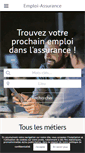 Mobile Screenshot of emploi-assurance.com
